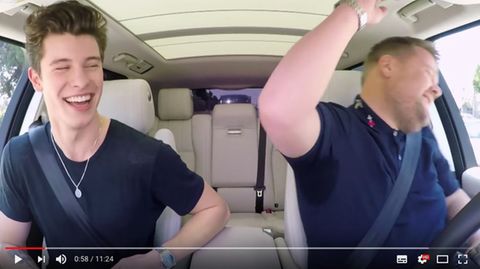 Show mit James Corden: "Carpool Karaoke": Wie ich mich einmal ganz kurz in Shawn Mendes verliebt habe