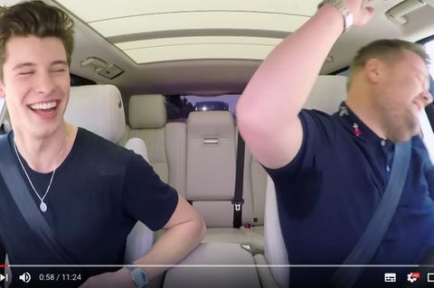 Show mit James Corden: "Carpool Karaoke": Wie ich mich einmal ganz kurz in Shawn Mendes verliebt habe