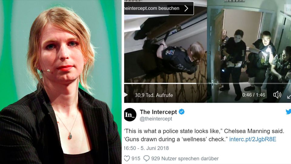 Whistleblowerin Chelsea Manning und der Polizeieinsatz in ihrer Wohnung