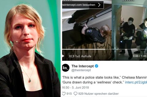 Whistleblowerin Chelsea Manning und der Polizeieinsatz in ihrer Wohnung
