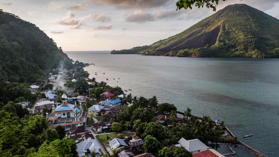 Das Dörfchen Lonthoir, Traumlage. Doch der Rauch stammt von einer Müllkippe