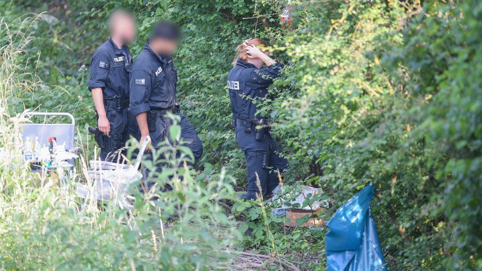 Leichnam - Wiesbaden - Polizei - Spurensicherung