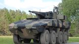 Der 8x8 Boxer mit Lance-Turm.  