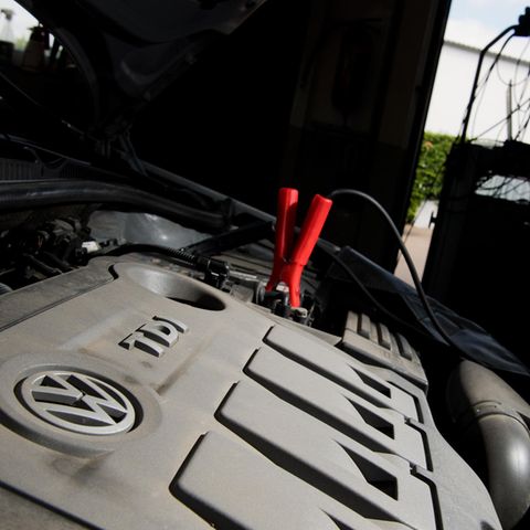 TDI-Diesel-Motor von VW.