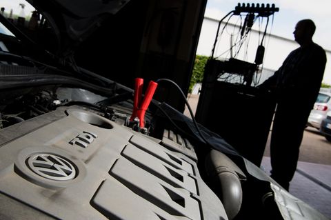 TDI-Diesel-Motor von VW.