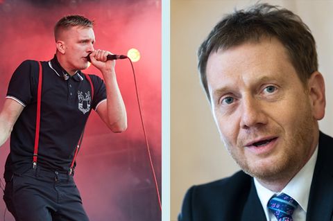 Kraftklub gegen Michael Kretschmer