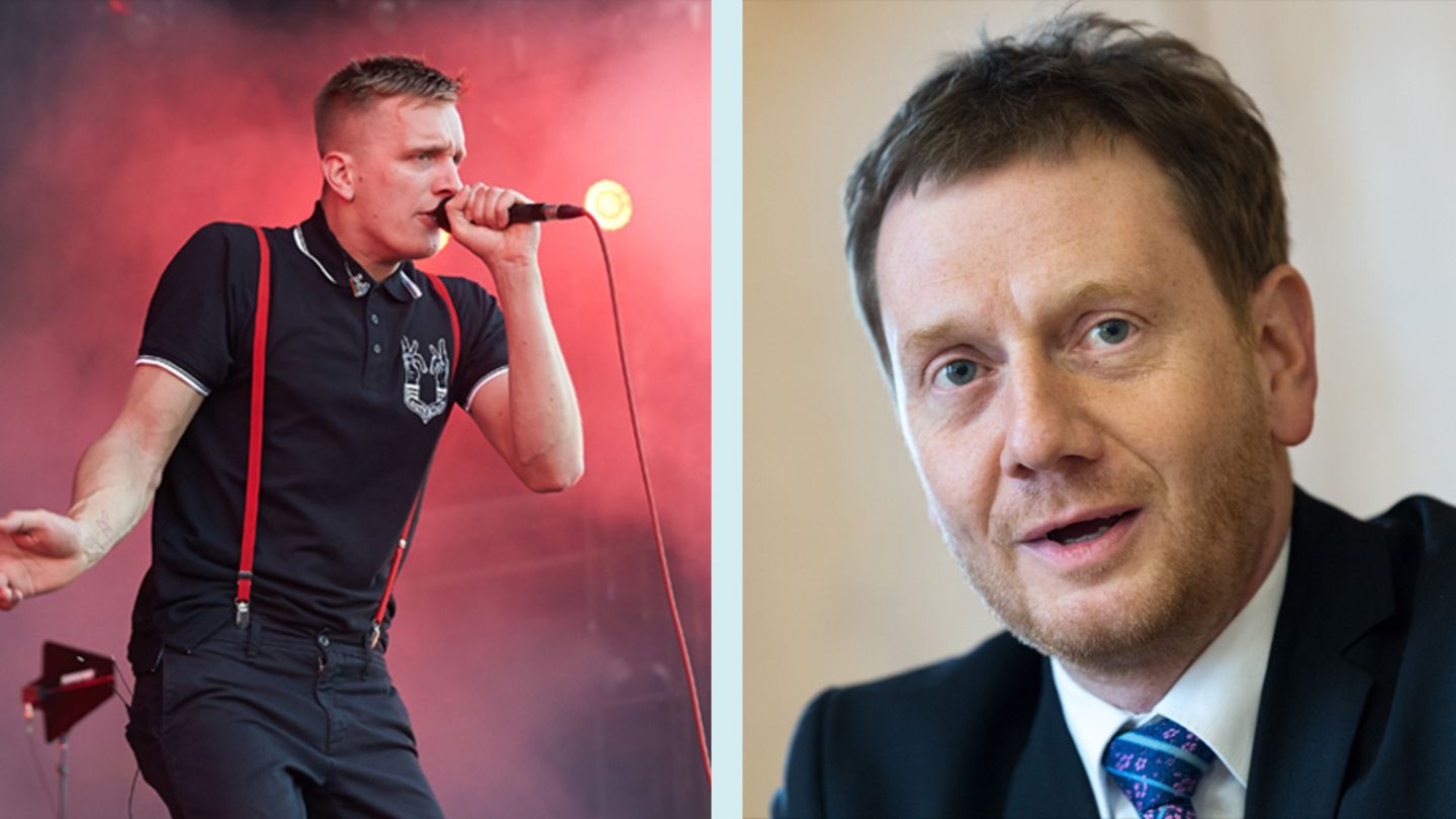 Kraftklub gegen Michael Kretschmer