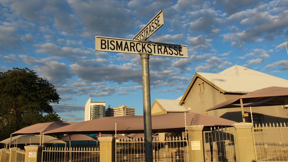 Bismarckstrasse in Windhuk (Namibia)