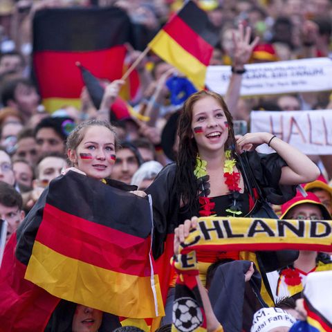 Deutschland-Fans beim Public-Viewing zur WM