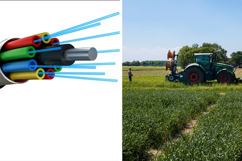 Münsterland: Landwirte legen in Eigenregie Rohre für Glasfaserkabel
