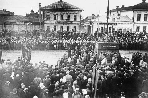 Zwischen 1924-1945 gab es in Russland die autonome Wolgadeutsche Republik.