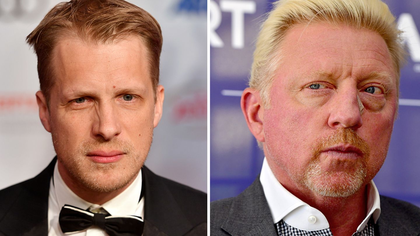 Oliver Pocher (l,)  und Boris Becker führen seit Jahren eine öffentliche Fehde