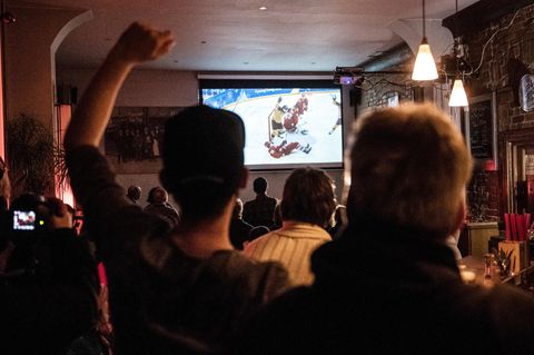 Public Viewing im Café Rizz