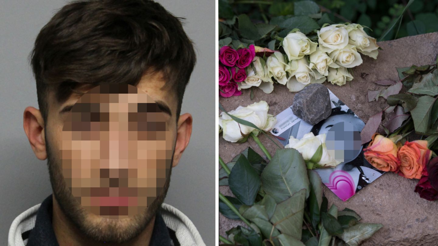 Der im Irak gefasste Ali B., Blumen und Bilder am Fundort der Leiche von Susanna in Wiesbaden