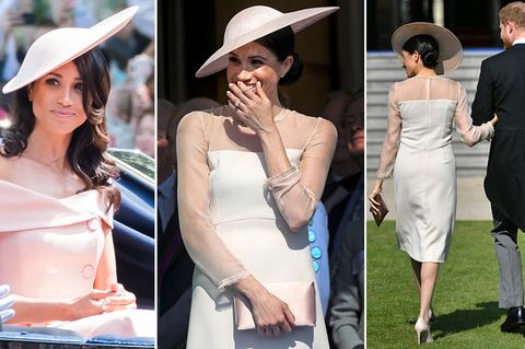 Meghan Markle bei ihren beiden offiziellen Auftritten nach der Hochzeit mit Prinz Harry