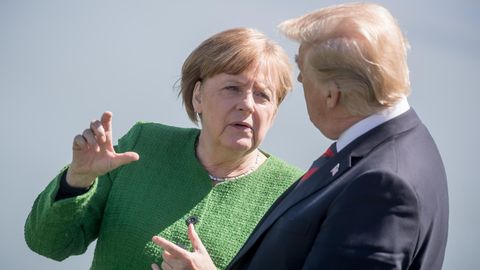Angela Merkel hat die zurückgezogene Zustimmung von Donald Trump zur gemeinsamen Erklärung der G7-Staaten scharf kritisiert