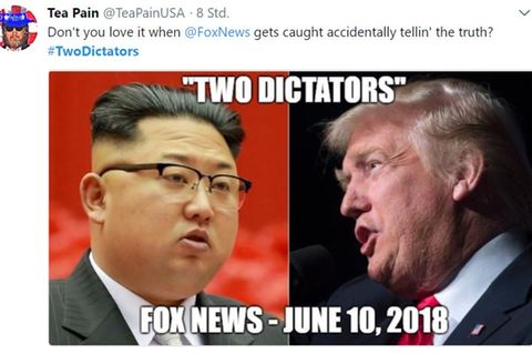 Vor Gipfel in Singapur: Trump und Kim, "die beiden Diktatoren" - als Fox News versehentlich "die Wahrheit" sagte