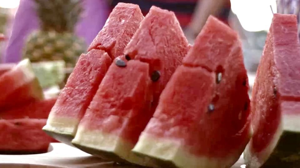 Wassermelone mit Kernen