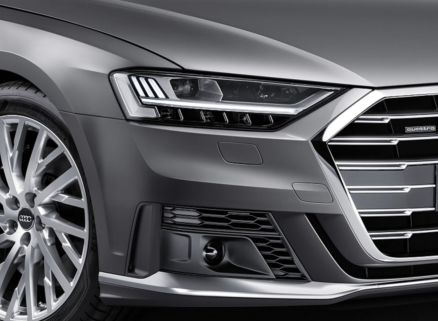 Audi A8 50 TDI Quattro - Matrix-LED-Licht ist Serie