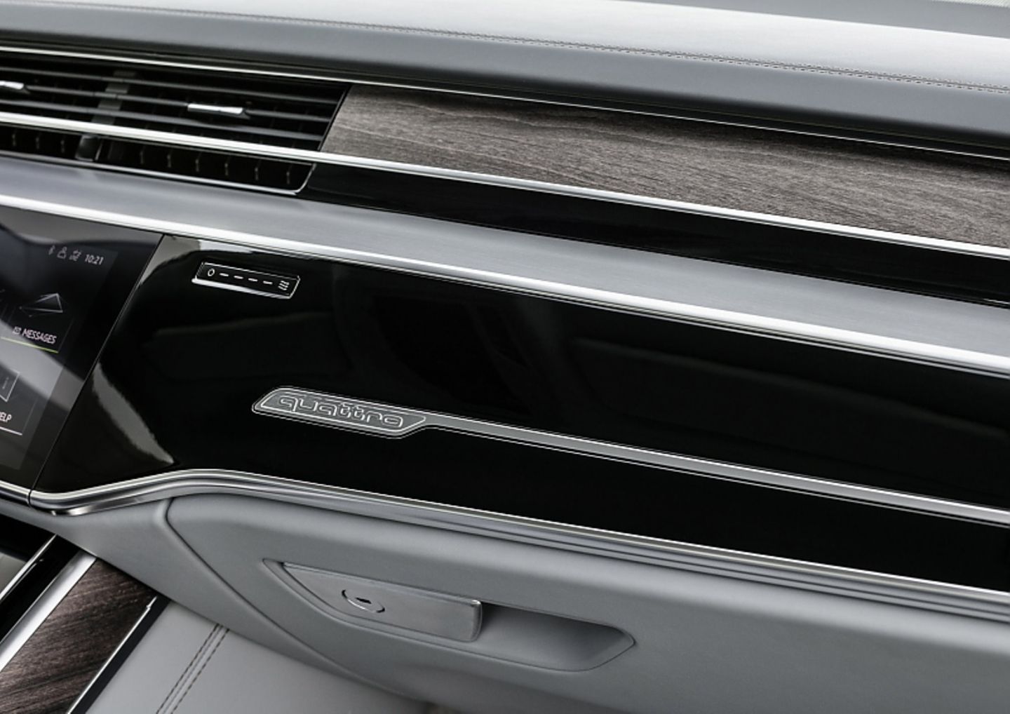 Audi A8 50 TDI Quattro - die hochglänzenden Zierelemente stören