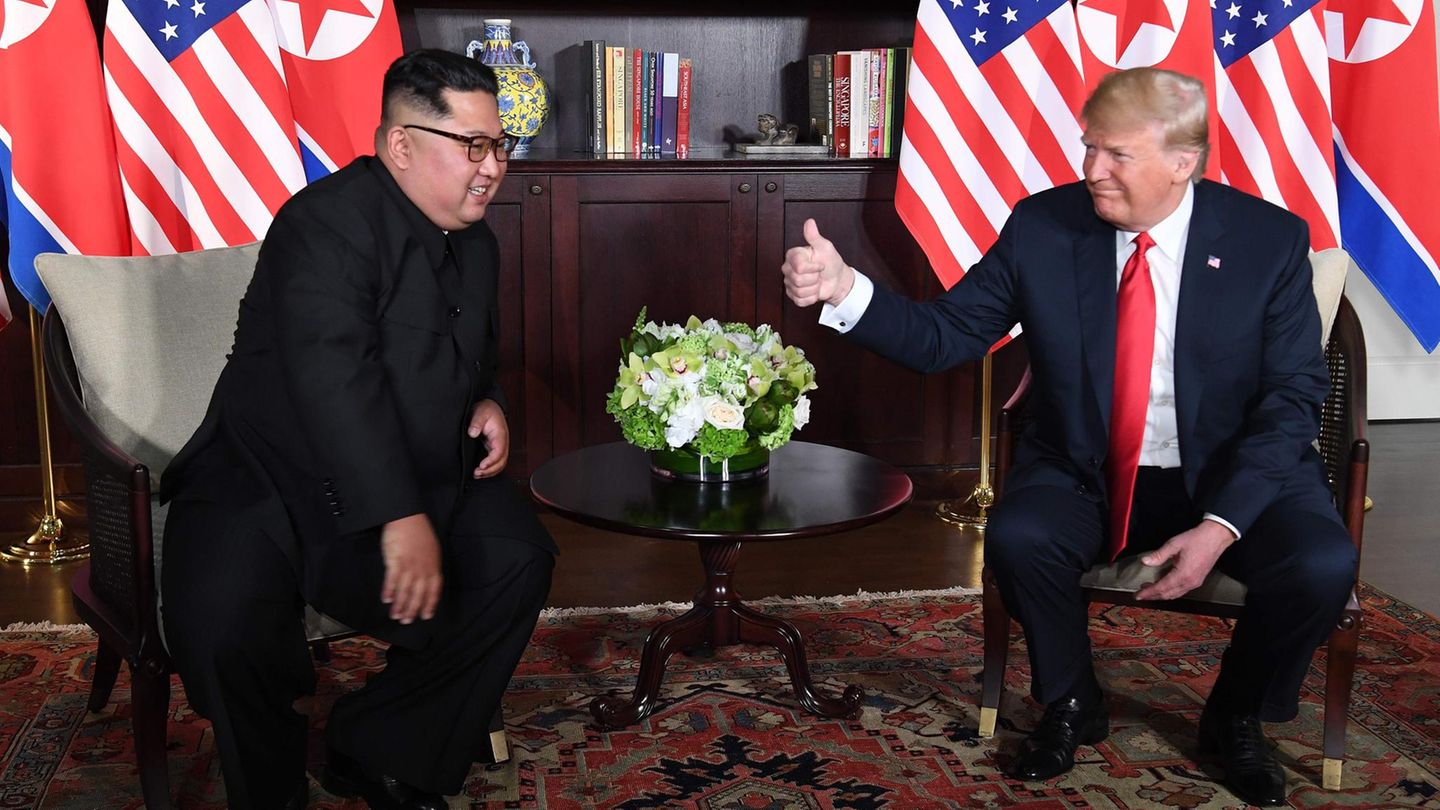 Daumen hoch für einen Diktator: Trumps lobt Kim Jong Un in den Himmel