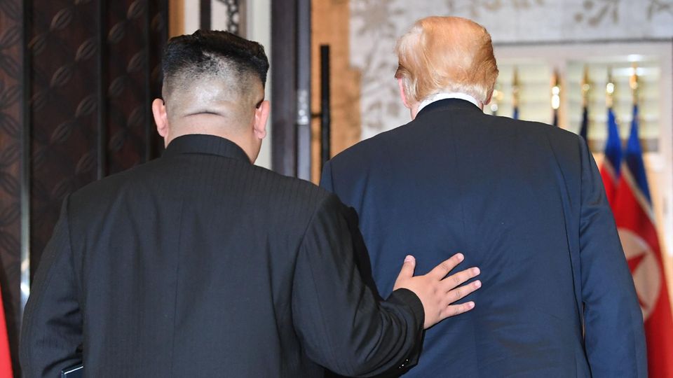 Kim Jong Un und Donald Trump Kim Jong Un und Donald Trump