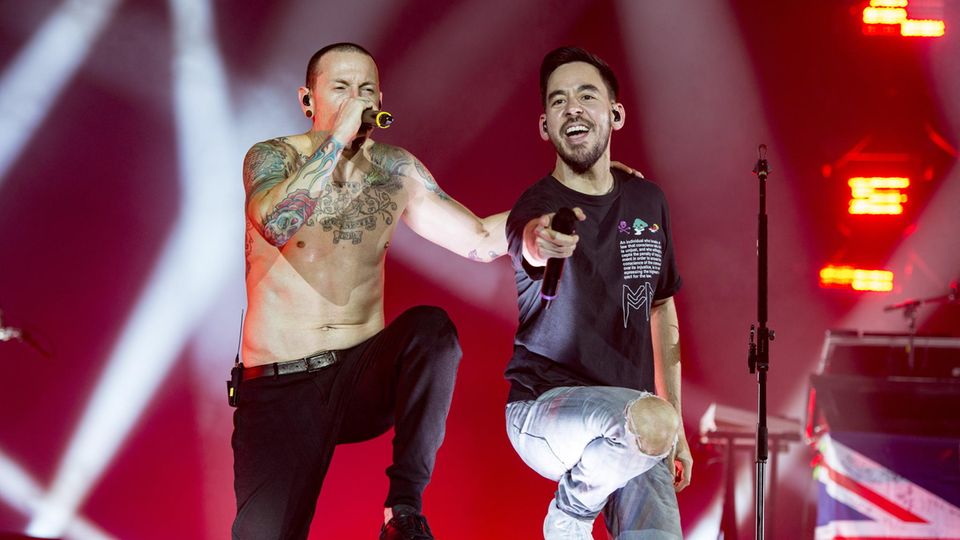 Chester Bennington und Mike Shinoda Chester Bennington und Mike Shinoda