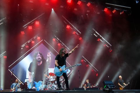 Foo-Fighters-Frontmann Dave Grohl auf dem Rock-im-Park-Festival 2018