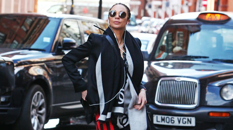 Beziehungsende: Lilly Becker beim Shoppen in London, März 2018 Lilly Becker beim Shoppen in London, März 2018