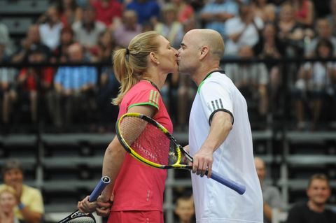 Steffi Graf und Andre Agassi