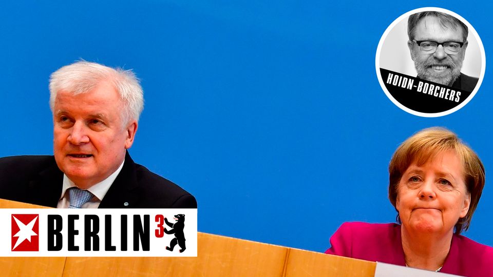 Berlin hoch 3 - Horst Seehofer versus Angela Merkel