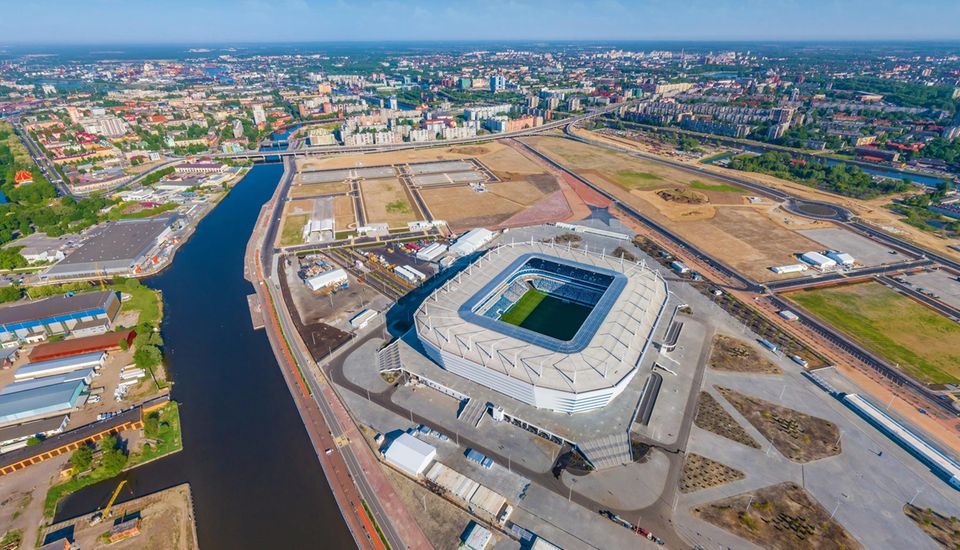 Das Stadion in Kaliningrad Das Stadion in Kaliningrad