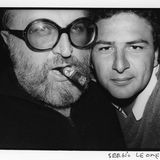 Jean Pigozzi (r.) gemeinsam mit Regisseur Sergio Leone im Jahr 1978