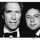 Schauspieler Clint Eastwood und Jean Pigozzi im Jahr 1985