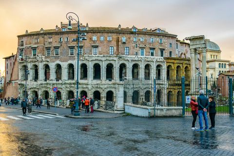 Viel Stein und jede Menge Geschichte: Das Teatro di Marcello wurde von Caesar in Auftrag gegeben und von Augustus um 11 v. Chr. geweiht