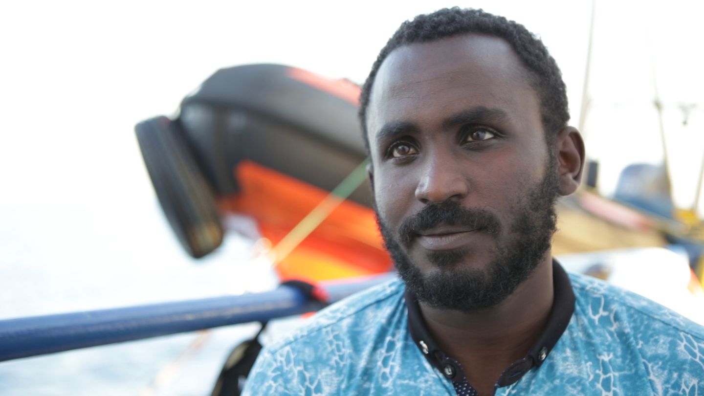 Ephrem überlebte die Flucht aus Äthiopien. Die "Sea-Watch 3"-Crew zog ihn im April aus dem Wasser.