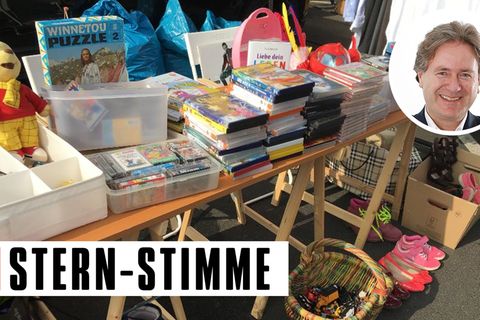 Verkaufsstand der Familie Behrendt