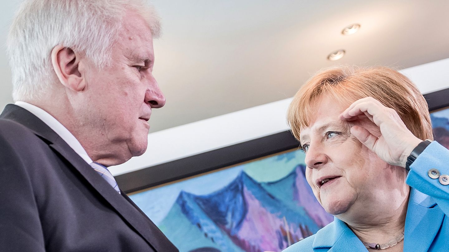 Bundeskanzlerin Angela Merkel (CDU) und Innenminister Horst Seehofer (CSU)