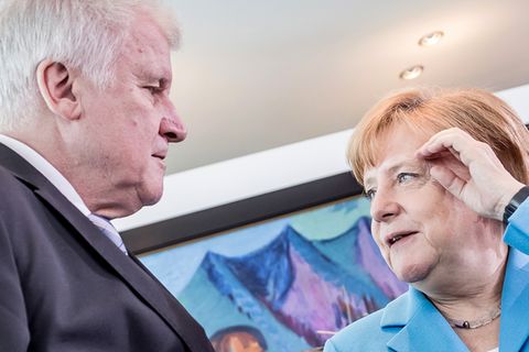 Bundeskanzlerin Angela Merkel (CDU) und Innenminister Horst Seehofer (CSU)