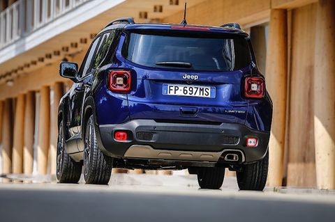 Und auch ein verändertes Heck findet sich beim Jeep Renegade 2018