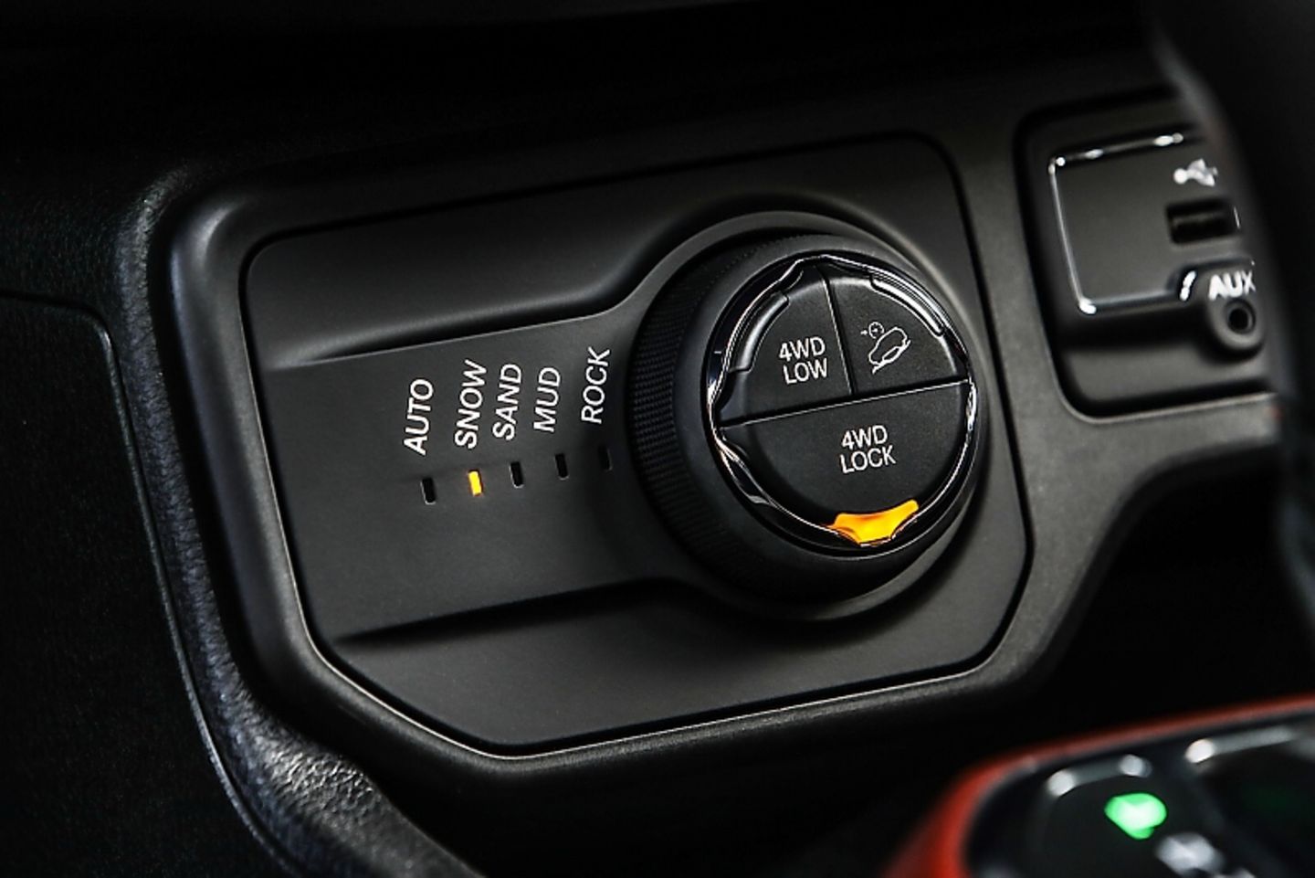 Die Geländeeinstellung beim Jeep Renegade Trailhawk 2018