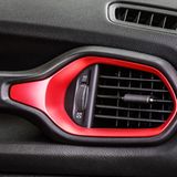 Auf Wunsch kommen die Lüftungen im Jeep Renegade Trailhawk 2018 farbig umrandet