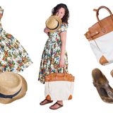 Lea  Auch wenn diesen Satz schon tausende Menschen vor mir gesagt haben, er ist eben wahr: Mallorca hat eindeutig mehr zu bieten als Ballermann und Sangria aus Eimern. Am besten man zieht dort etwas an, mit dem man auf alles gefasst ist. Das Kleid habe ich in einem Second-Hand-Laden in Paris gekauft und seither ist es mein Geht-immer-Kleid. Geht beim Frühstück in der Sonne, geht am Strand, geht beim Abendessen - und geht im Urlaub auch zum Partymachen. Sonnenhut ist auf Mallorca Pflicht, denn nach den ersten drei Cruzcampo vergisst man schon mal, dass die spanische Sonne doch recht heiß sein kann. Und eine große Tasche schadet nicht. In die kann man den Hut abends verschwinden lassen.