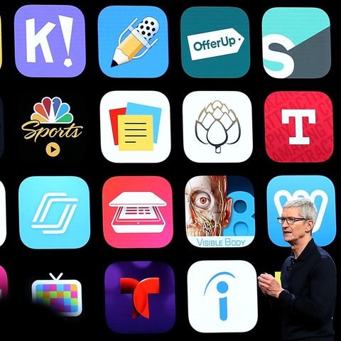 Apple-Chef Tim Cook auf der Entwicklerkonferenz WWDC