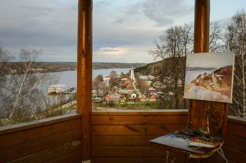 Russland: Seit Dmitrij Medwedew nach Pljos gezogen ist, entwickelt sich das Örtchen zu einem russischen Long Island