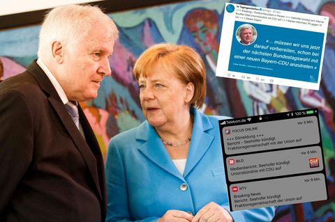"Titanic"-Fake, Horst Seehofer, Angela Merkel