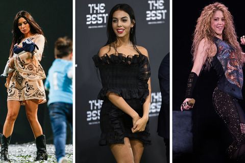 WM 2018 Pilar Rubio, Georgina Rodriguez, Shakira
