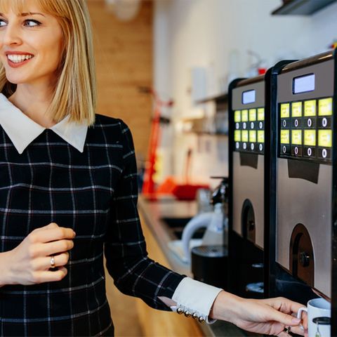 Gratis-Kaffee im Büro als Motivationshilfe