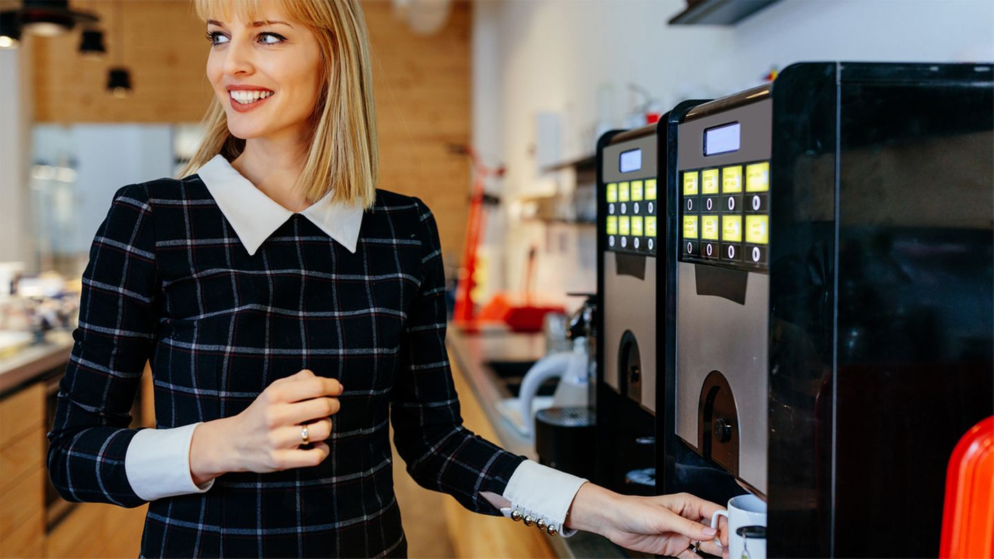 Gratis-Kaffee im Büro als Motivationshilfe