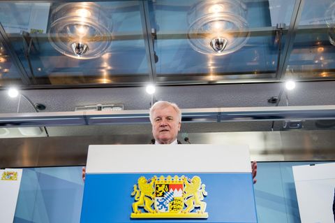 CSU-Chef Horst Seehofer, damals noch bayerischer Ministerpräsident, Mitte März in der Staatskanzlei in München
